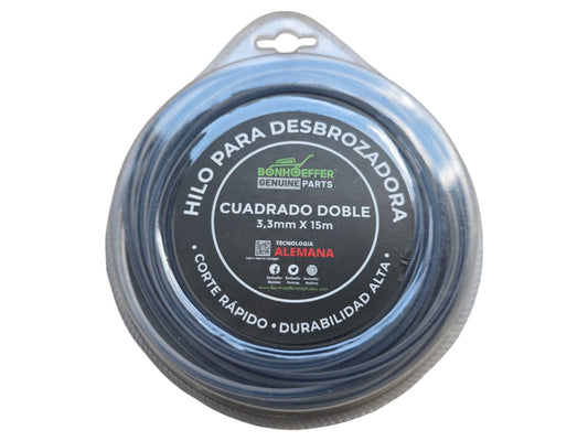 Hilo de corte Bonhoffer Calibre 130 3.3mm Cuadrado 15 metros